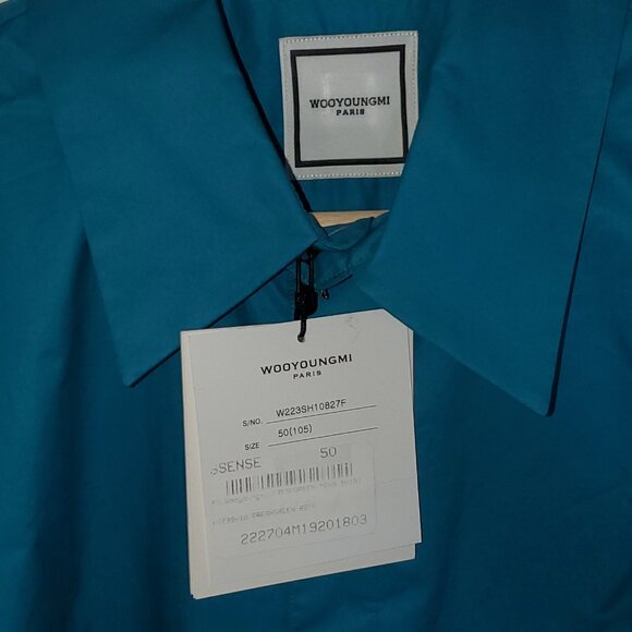 WOOYOUNGMI Fresh Green Button Up Shirt - Picture 4 of 6